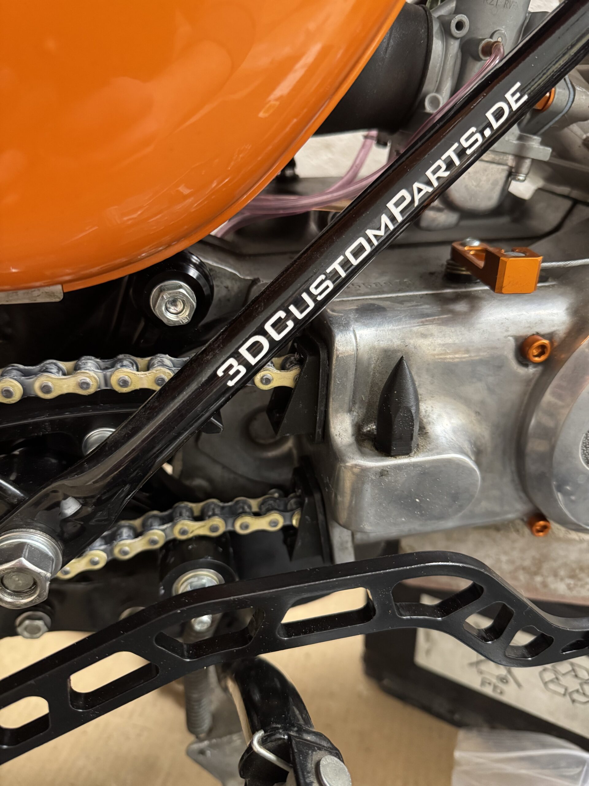 Kettenschutz offene Kette mit Kettenschleifer S50, S51, S70 – Bild 3